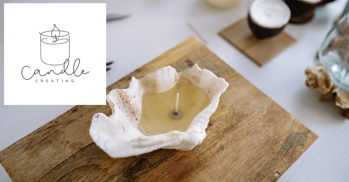 Shell Candle Container DIY Candle Containers: Upcycling Ideas - Handmade Candles