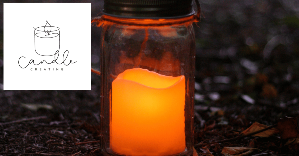 mason jar homemade candle container