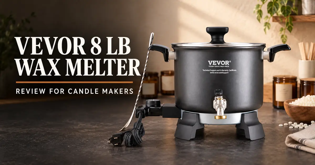 VEVOR 8 lb Wax Melter Review: Is It Worth It for Candle Making?